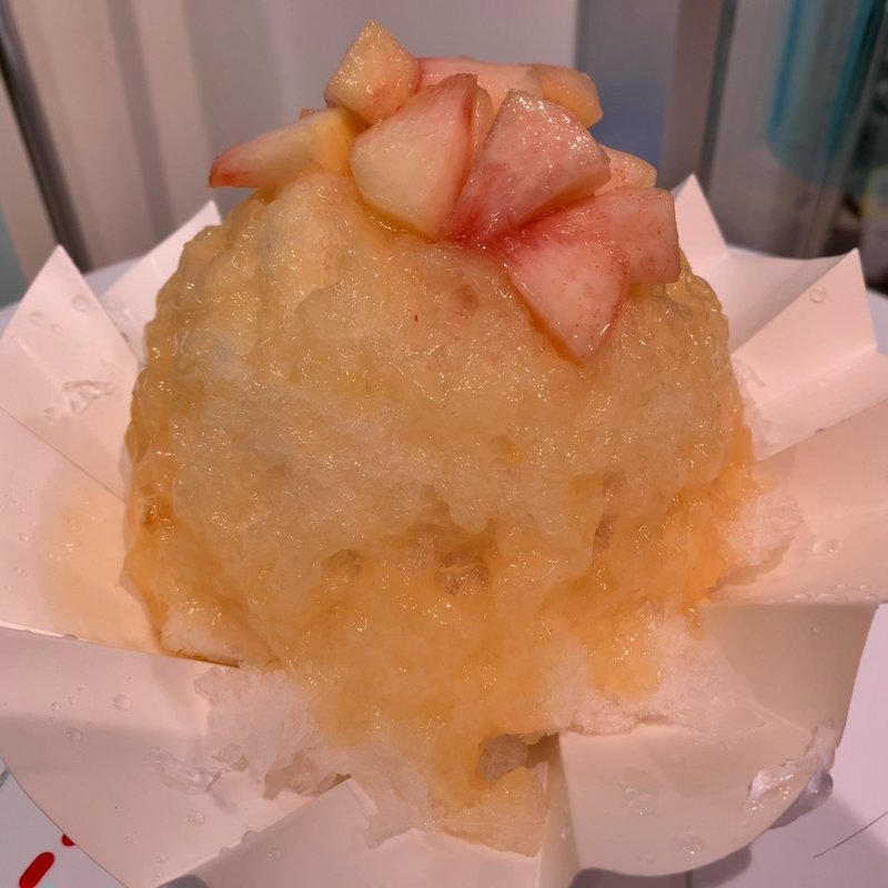 生白桃(川越 これがかき氷)