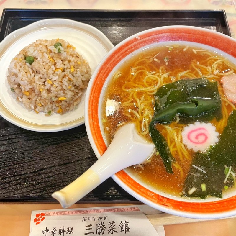 チャーハンセット(ランチ)(三勝菜館)