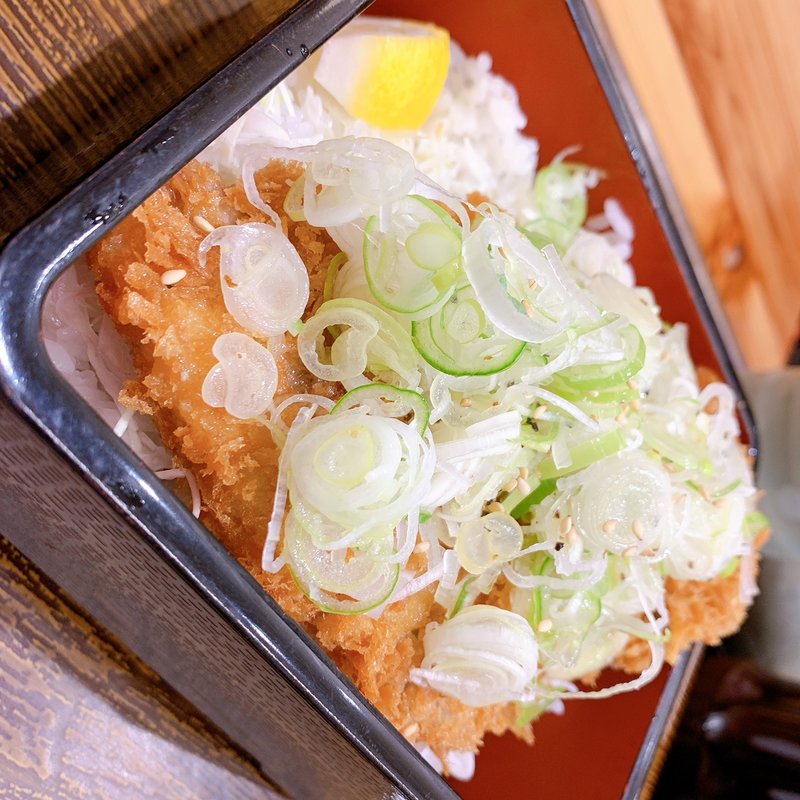 ねぎ塩かつ丼定食(とんかつ　まるや 大手町店 )