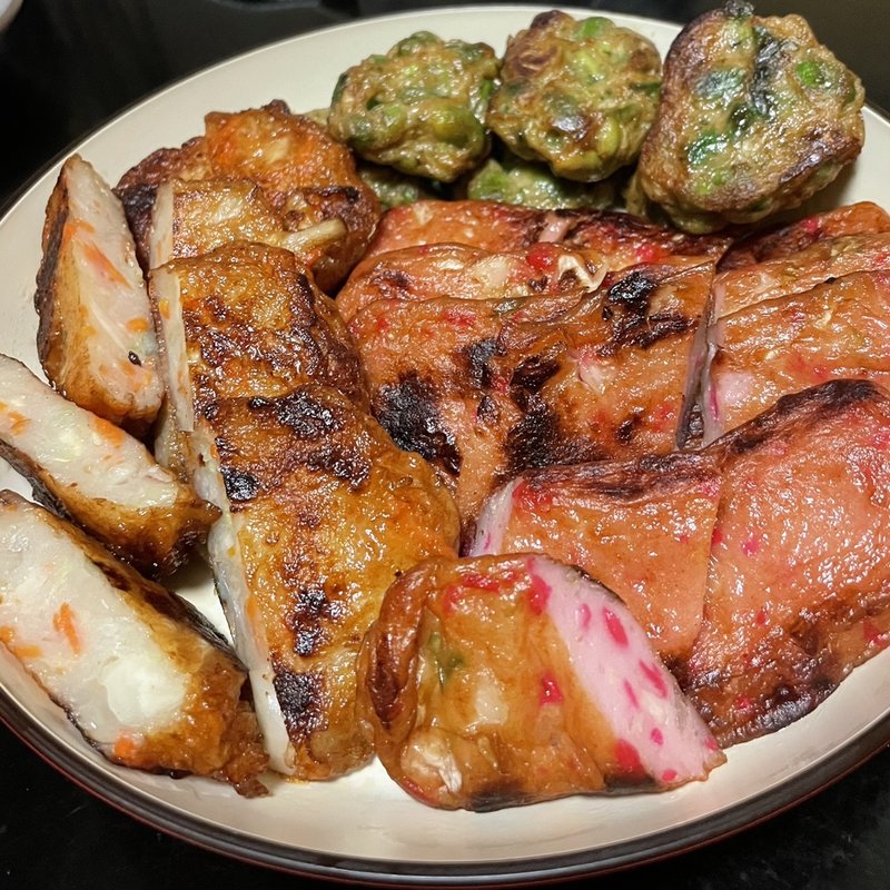 さつま揚げ盛り(自宅)