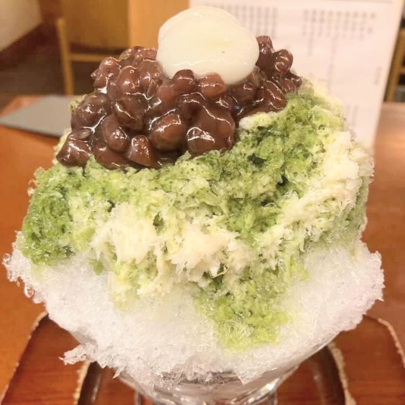 氷宇治金時ミルク白玉(浪花家 総本店)