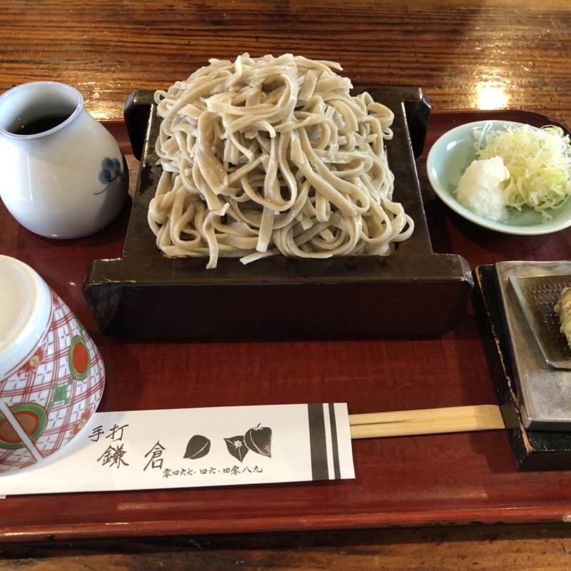 田舎そばの天せいろ(手打そば鎌倉)