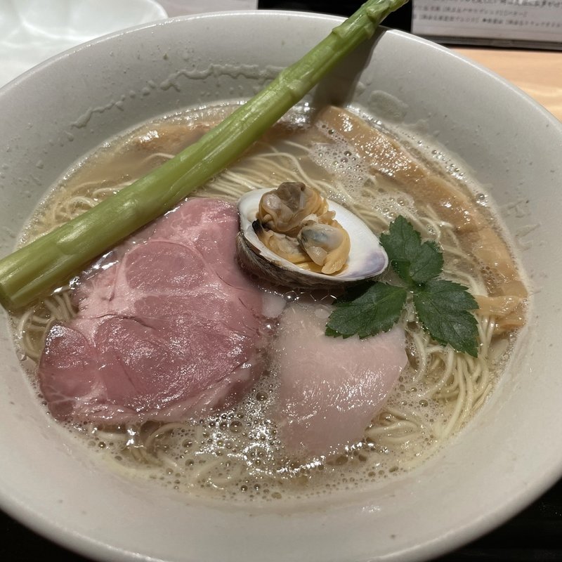 特製貝だしそば(貝鶏中華蕎麦たかよし)