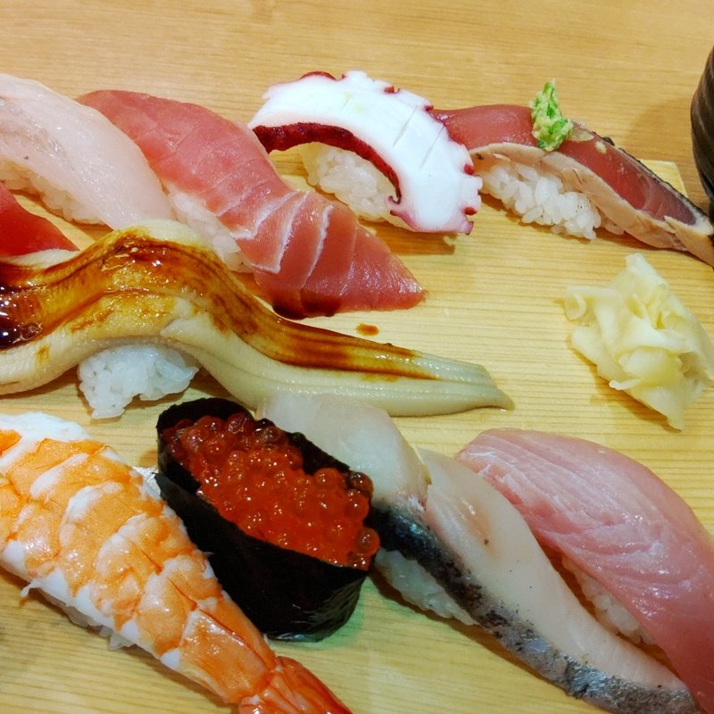 駿河握り(沼津 魚がし鮨 羽田空港店 （ぬまづうおがしずし）)