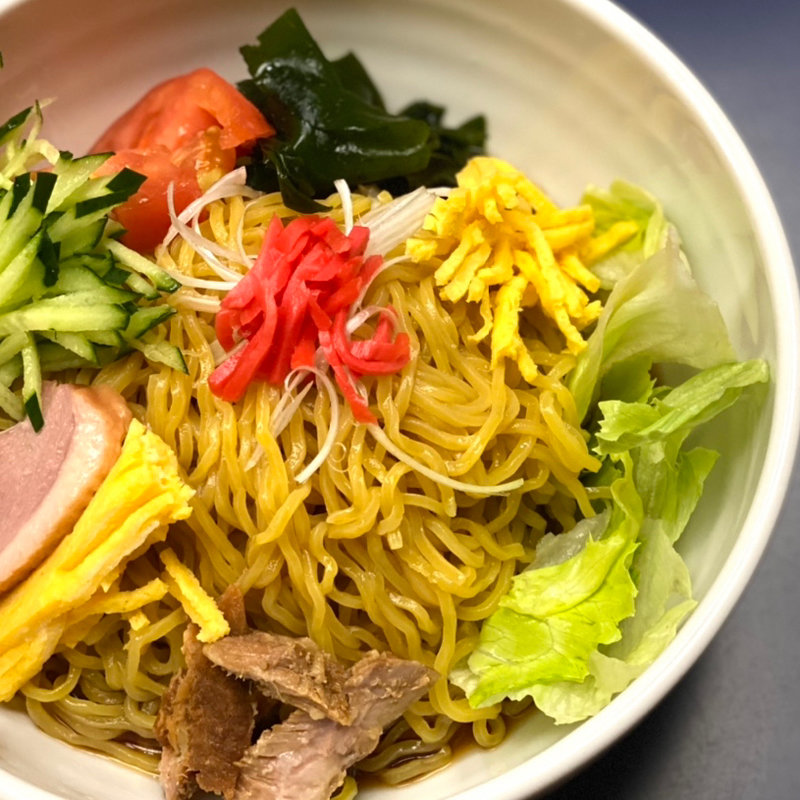冷やしラーメン(びっくり亭)