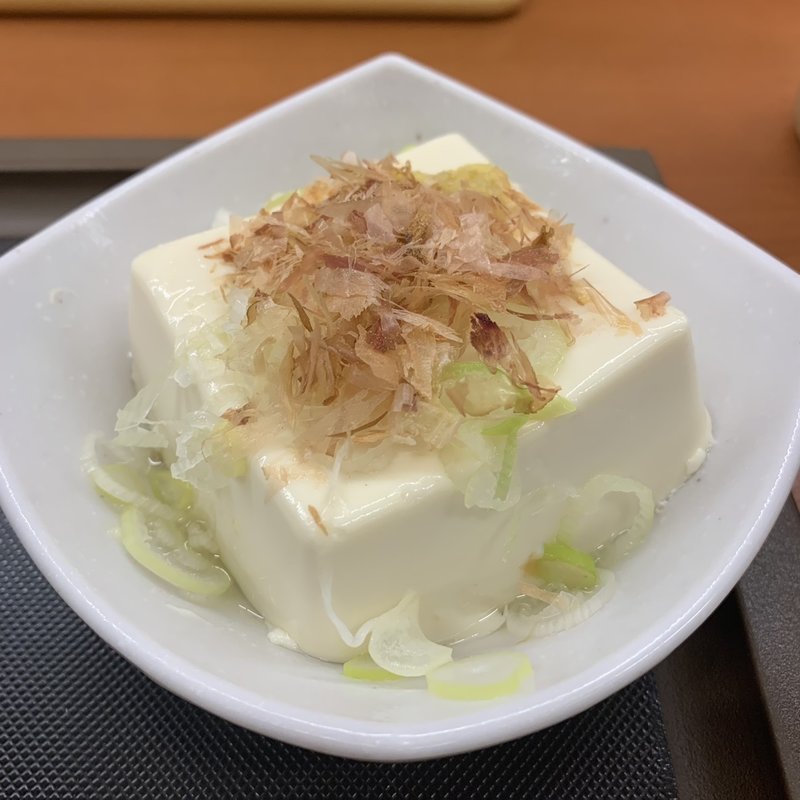 冷奴(天丼てんや 渋谷地下鉄ビル店)