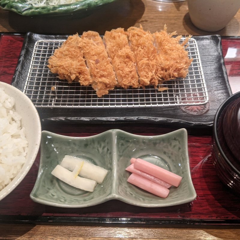 熟成三元麦豚ロースかつ御膳(とんかつ新宿さぼてん 大崎シンクパーク店)