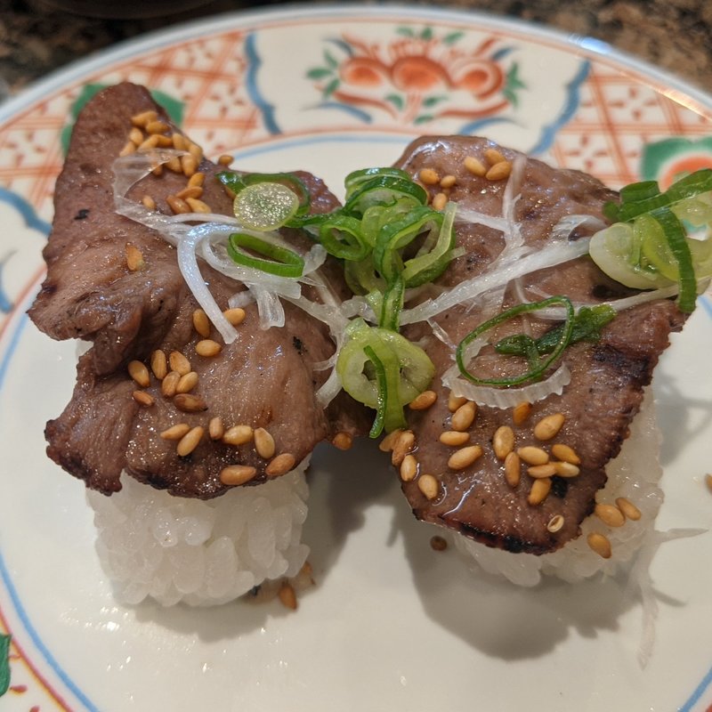 牛タン握り(回転すし北海道 皆生店 )