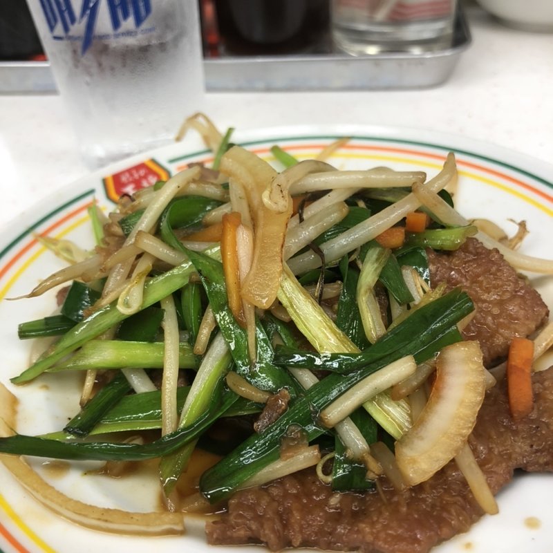 JSM ニラレバ炒め(餃子の王将 松原三宅店 )