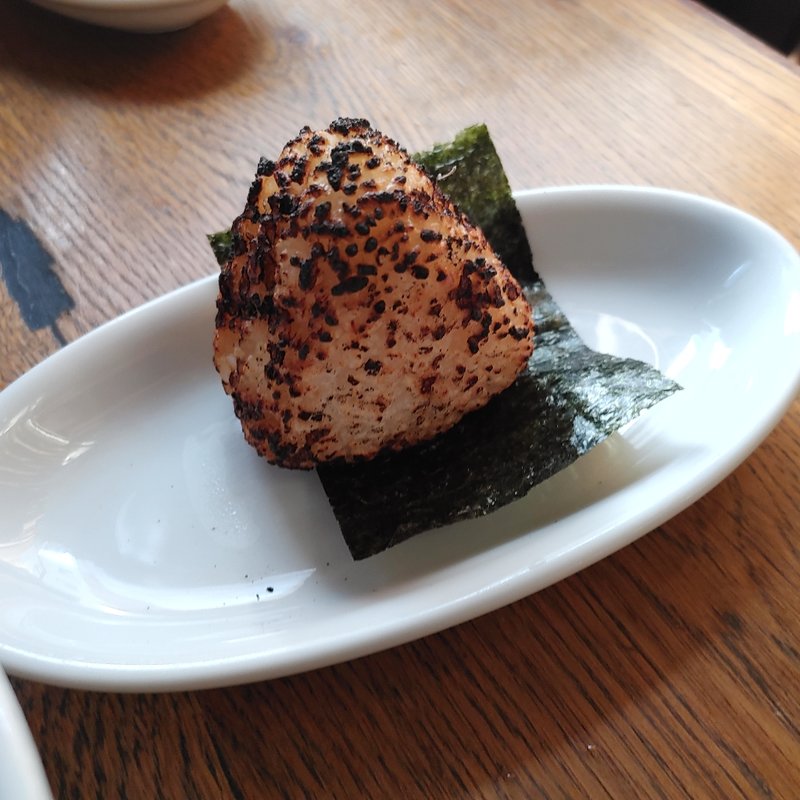 焼きおにぎり(鮎ラーメン)