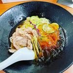 酢橘と昆布水の和え冷やし(らぁ麺 時は麺なり)