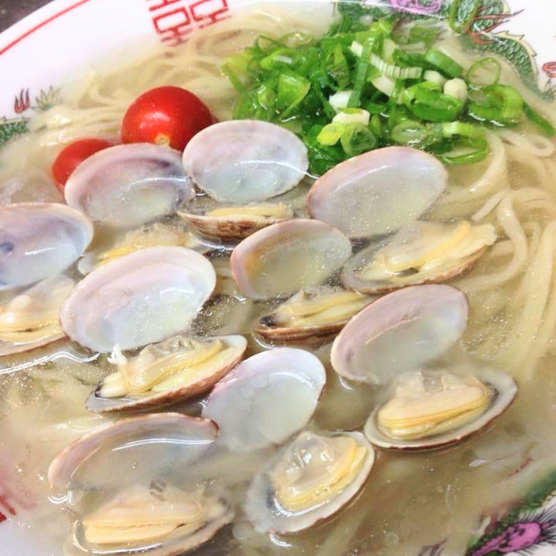 浅利の冷たい塩そば(桑ばら)