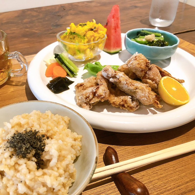 日替わり根津の谷定食(ヴィーガンレストラン&カフェ 根津の谷)