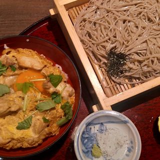 親子丼セット(蕎麦蔵結 茗荷谷店)