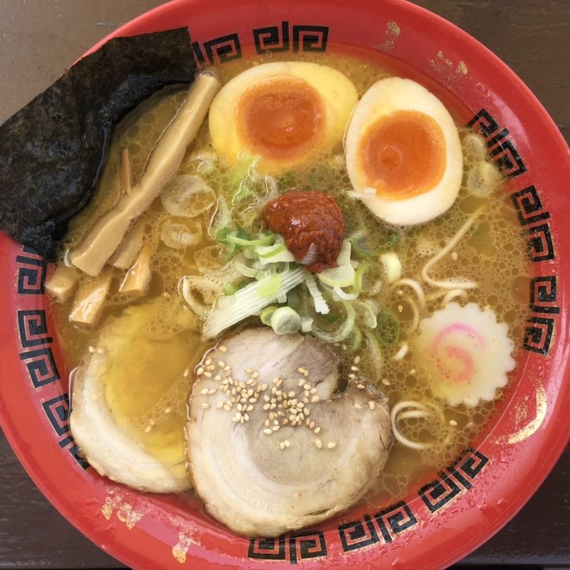 味玉豚骨ラーメン(金澤濃厚豚骨ラーメン神仙 アクアシティお台場店)