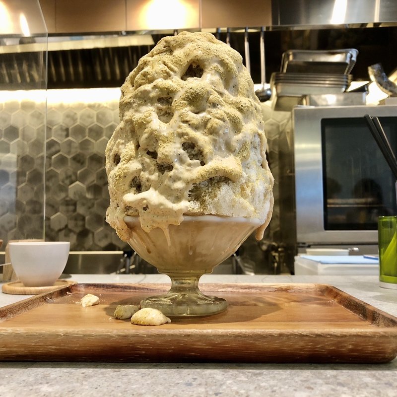 醤油かすクリームと黒蜜きなこ(BumBunBlauCafe(ブンブンブラウカフェ))