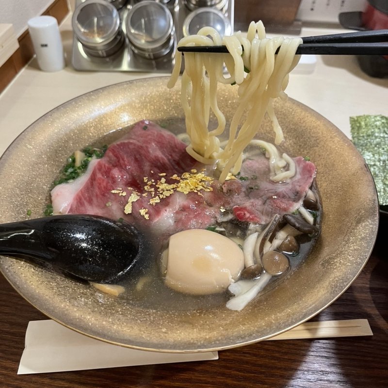 A5松阪牛ラーメン 一枚 (松阪牛ラーメン 一人しゃぶしゃぶ 松虎)