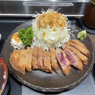 牛かつ定食(牛かつ もと村 上野店)