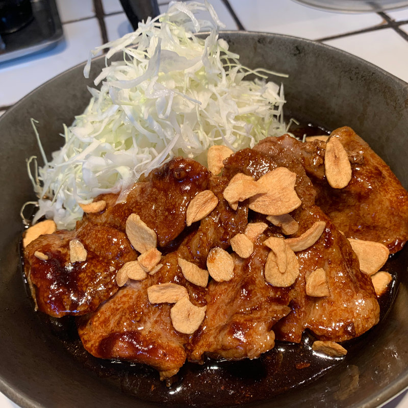 肉の日トンテキ300g定食(東京トンテキ 渋谷店)