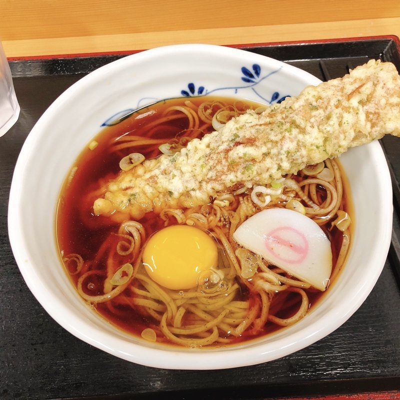 ちくわ天玉そば(IKE麺KITCHEN 池袋)