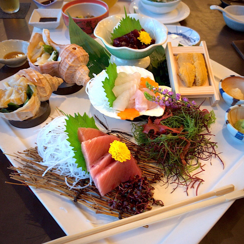 お造り 女川の海より(女川温泉　華夕美 )