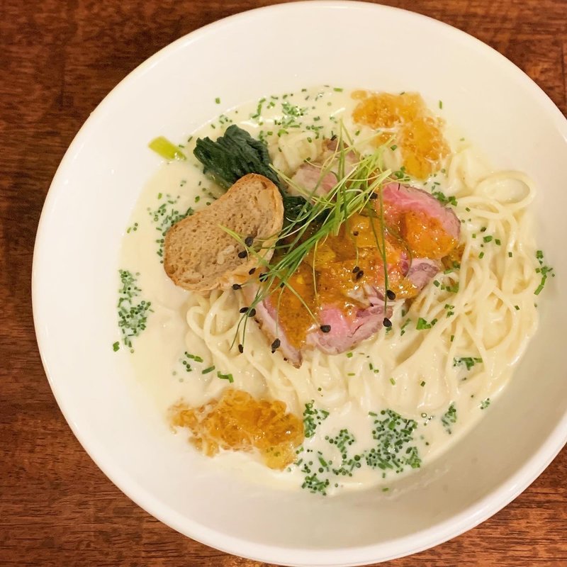 限定　冷やしヴィシソワーズらーめん(海老丸らーめん)