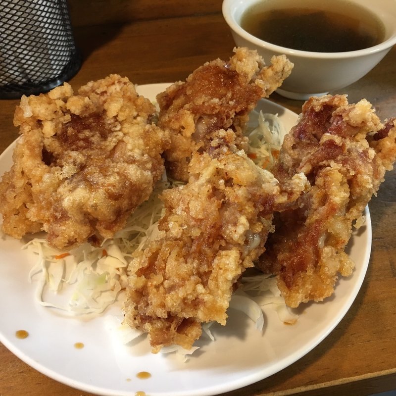 唐揚げ定食普通盛り(DUBSTA)