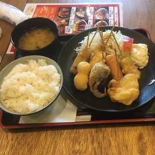 A定食(串カツ　7本)(串かつ でんがな 姫路店)