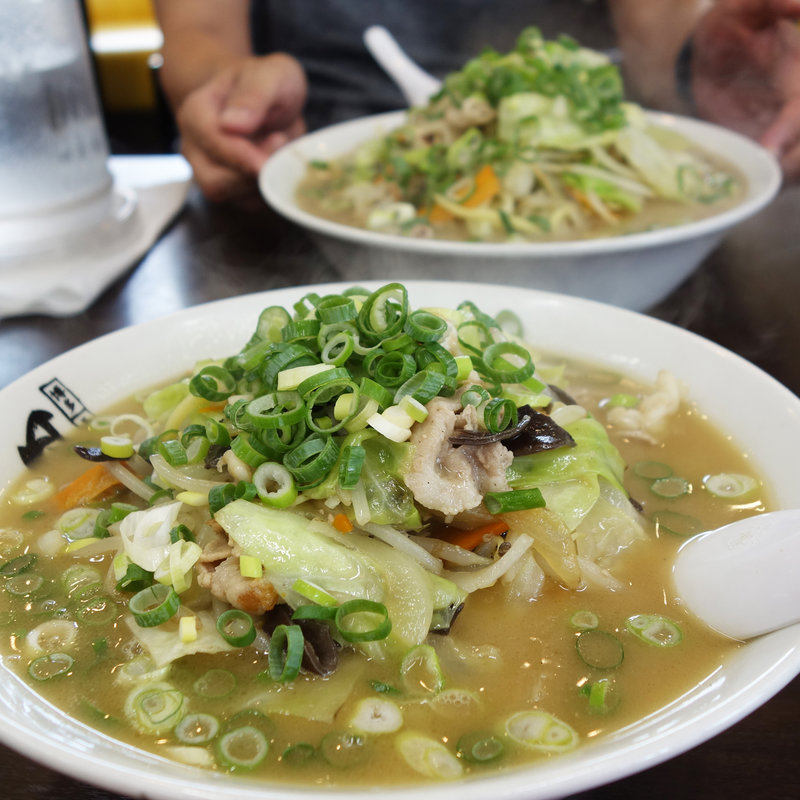 チャンポン(博多長浜ラーメン 風び(風靡) 原本店)