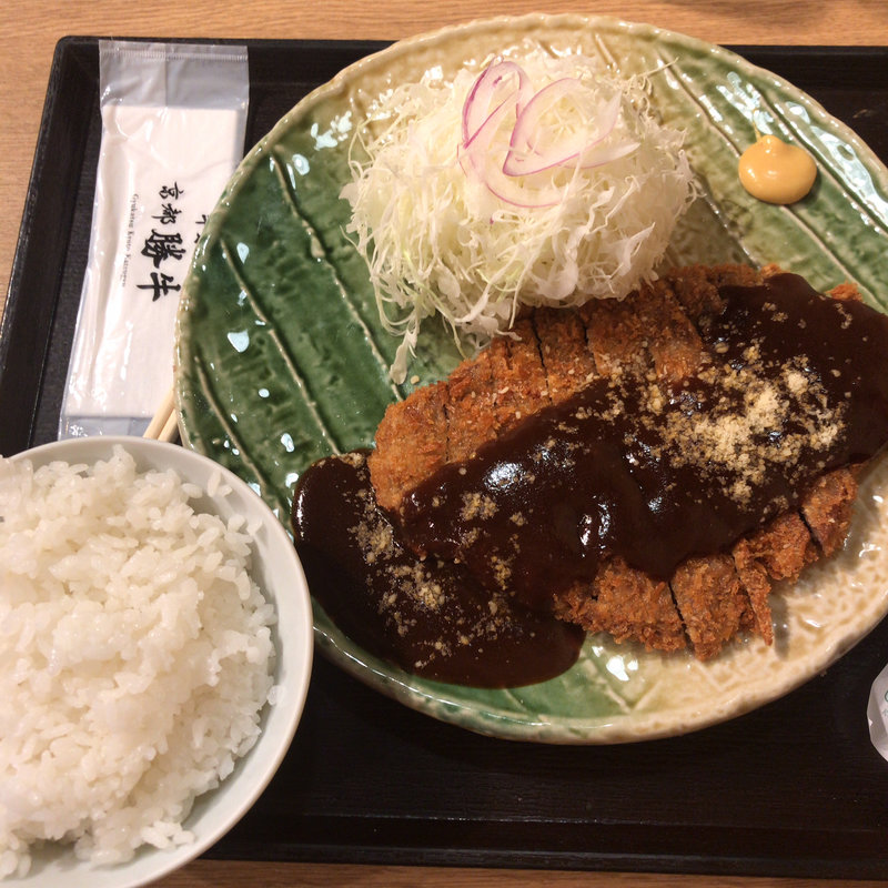 大判牛カツ デミグラス(牛カツ京都勝牛 名古屋伏見)