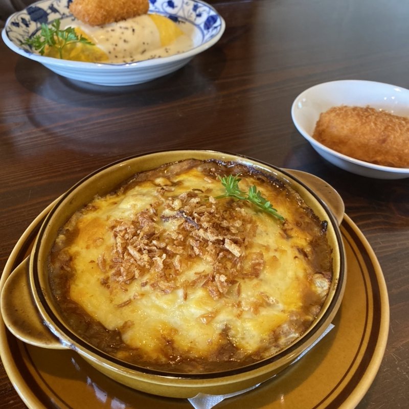 焼きチーズカレードリア(喫茶とベーグルのお店　ネコタ)