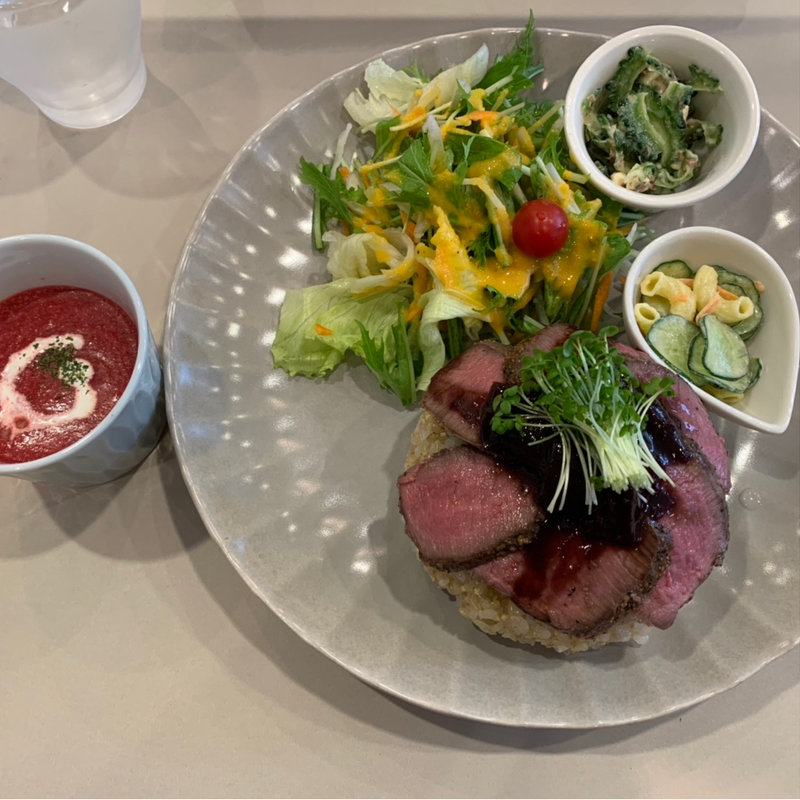 鹿肉ロースト丼(Cafe 蓮)