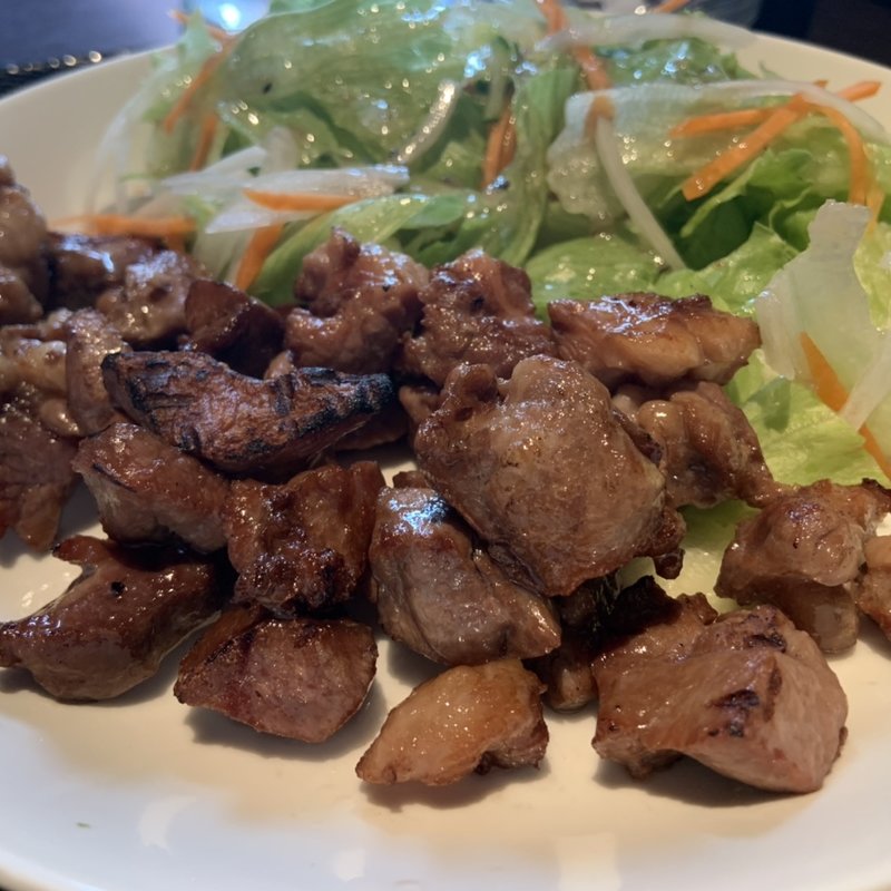 焼羊肉定食(聚福楼 （ジュ フク ロウ）)