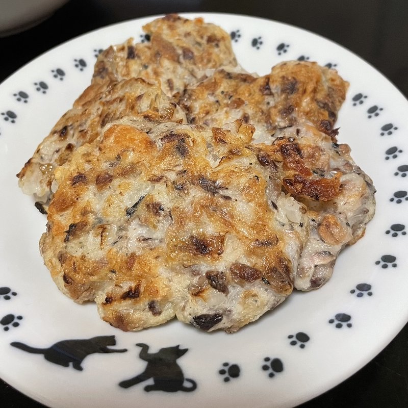 鯖とろろふわふわ焼き(自宅)