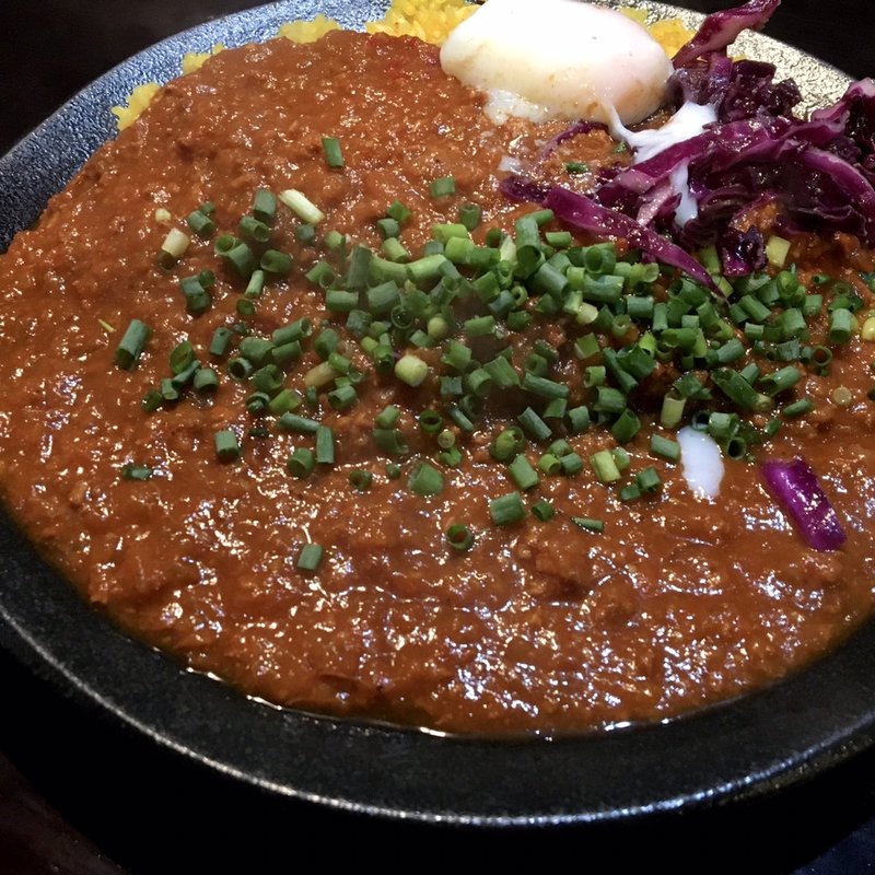 キーマカレー(大衆スパイスカレー食堂 つもくりカレー)