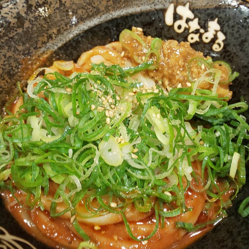 汁なし赤担々(はなまるうどん 名古屋北区大我麻店)