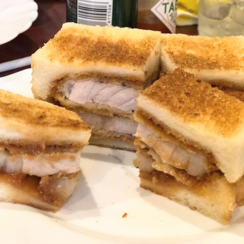 カツサンド(ロッジ赤石)