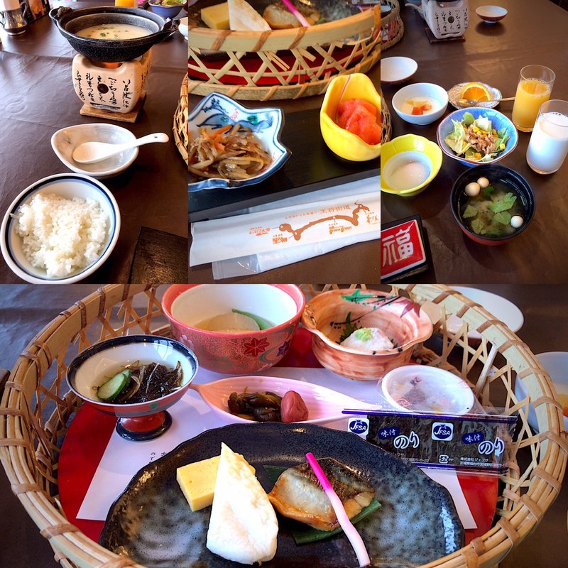 朝食(女川温泉　華夕美 )