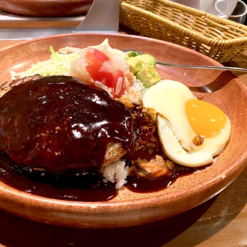 ロコモコバーグディッシュ(びっくりドンキー千日前アムザ店)