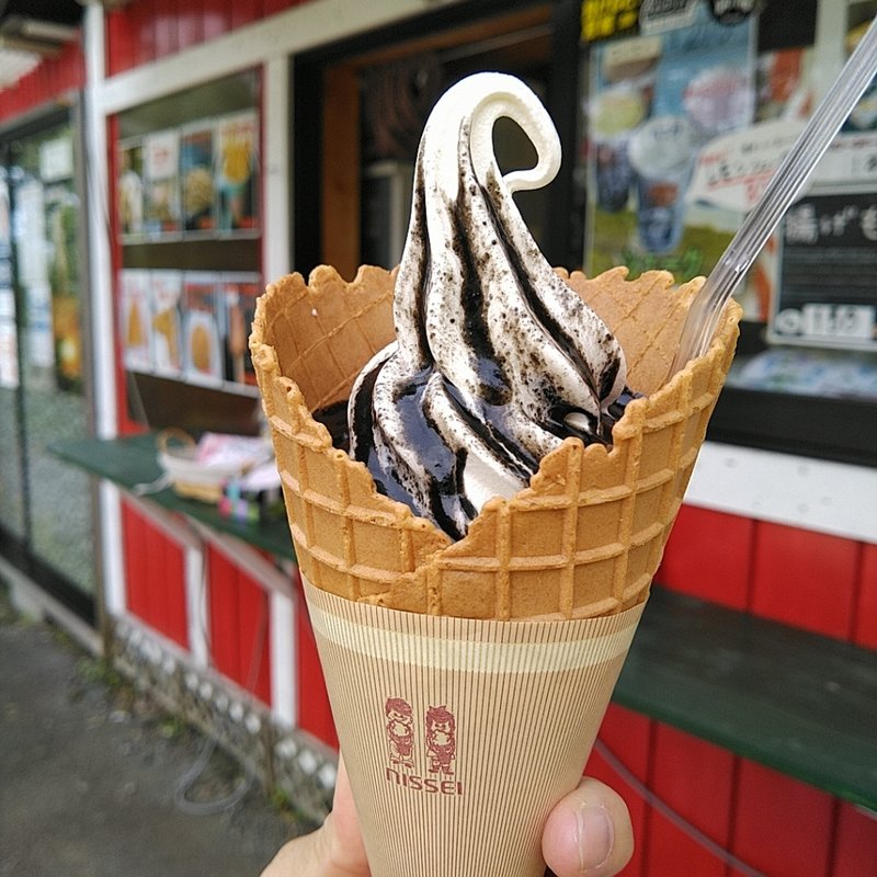 ごまソフトクリーム(メリーランド気仙沼 )