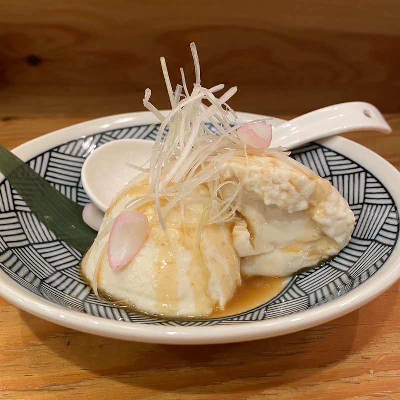 豆腐のウニソースがけ(鮨 江戸富士)