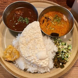 カレー2種(アンジャリ （ANJALI）)