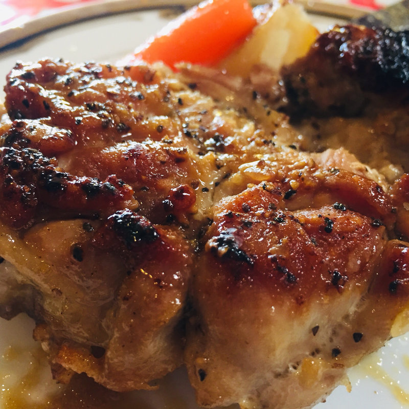 鶏もも肉のグリル(グラッチェ・マキ・あんこら )