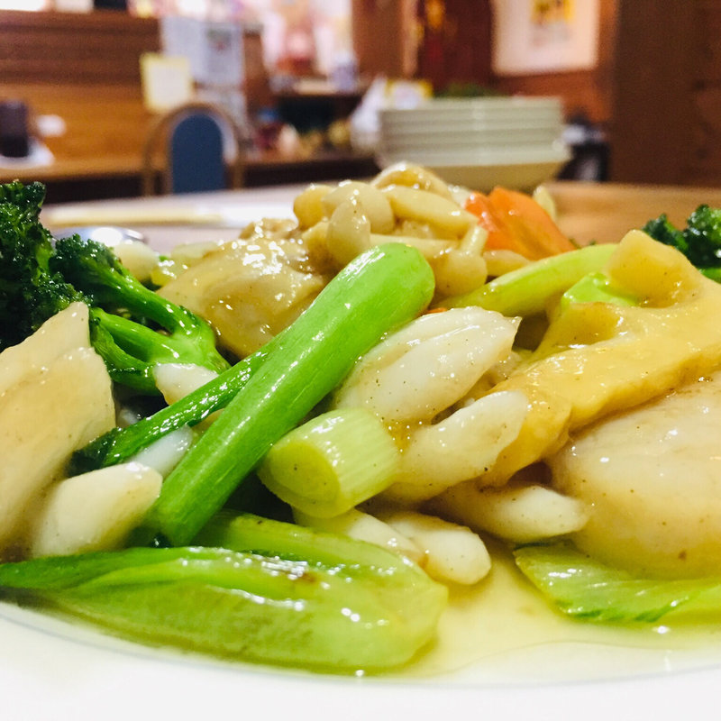 清炒海鮮(中国料理 なすの華 （チュウゴクリョウリ ナスノハナ）)