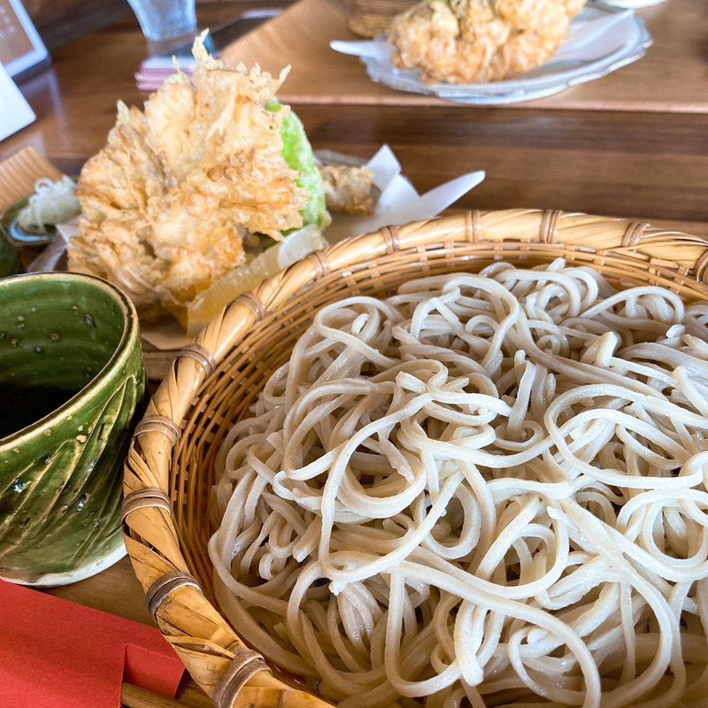 舞茸天せいろ(蕎麦 畔蒜)