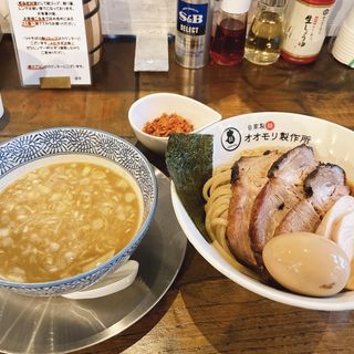 上辛つけそば（並盛り）(自家製麺オオモリ製作所壬生店)