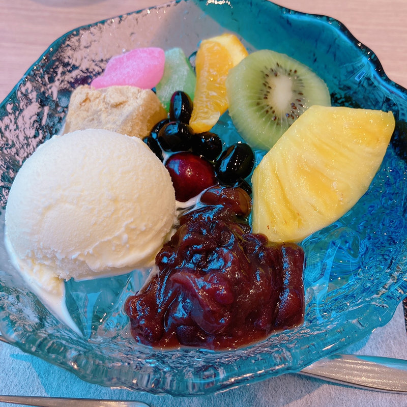 特製クリームあんみつ<文明堂特製餡・寒天使用>(銀座文明堂 BUNMEIDO CAFE GINZA)