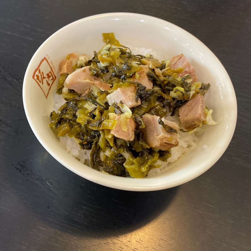 高菜焼豚ご飯(喜多方ラーメン 坂内 四日市店)
