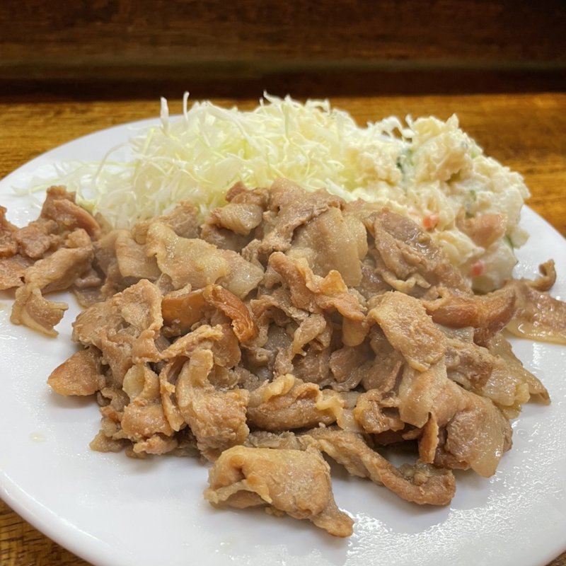 味付豚肉定食(こづち)