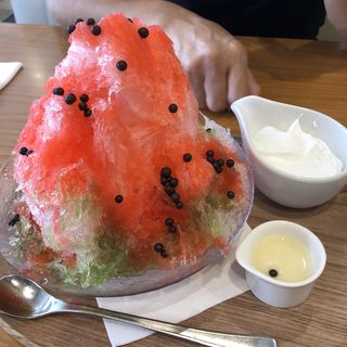 すいかのふわふわかき氷(ココス 大橋店 （coco's）)